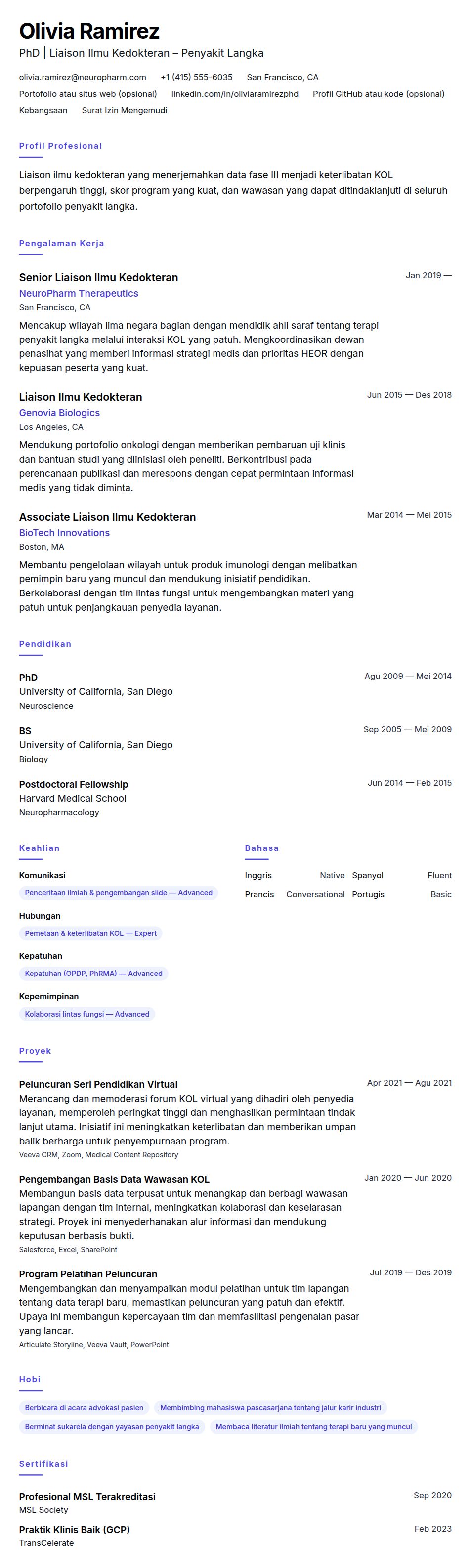 Pratinjau resume Contoh Resume Liaison Ilmu Kedokteran