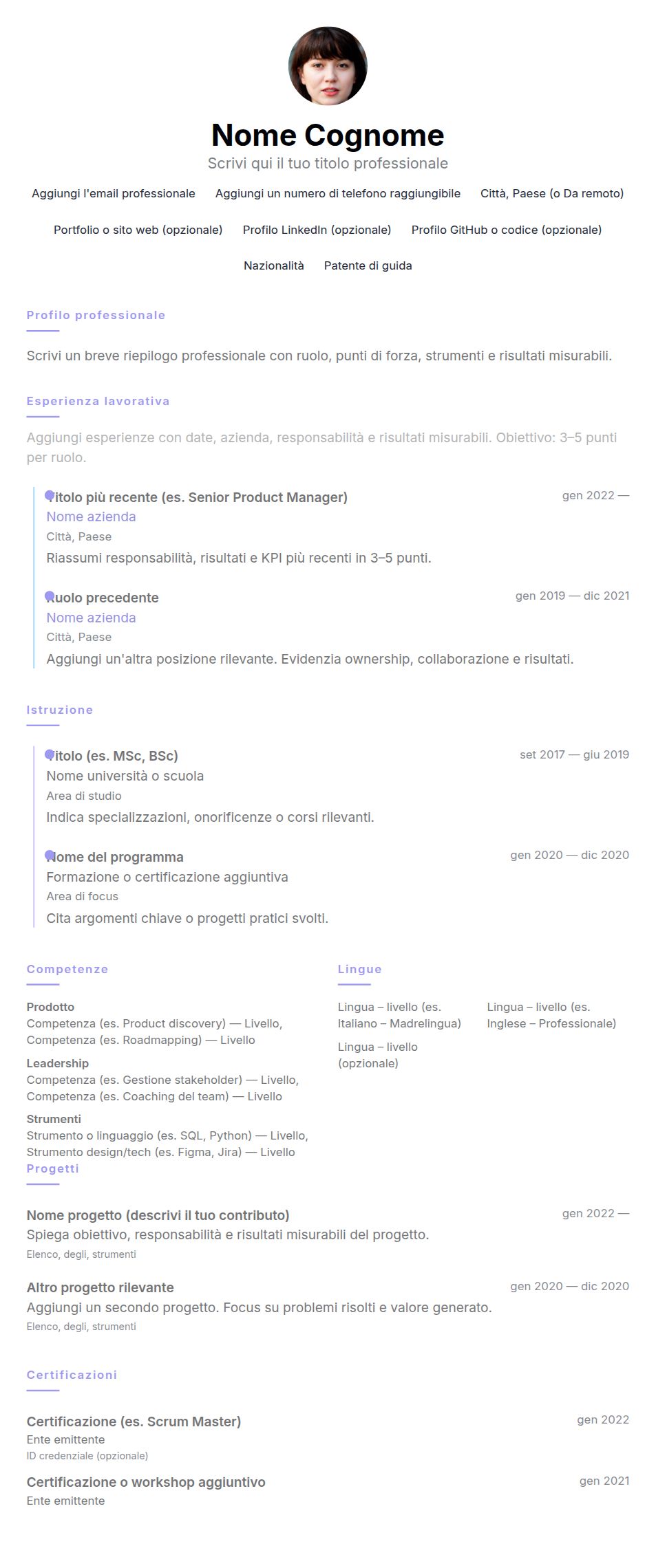 Timeline preview